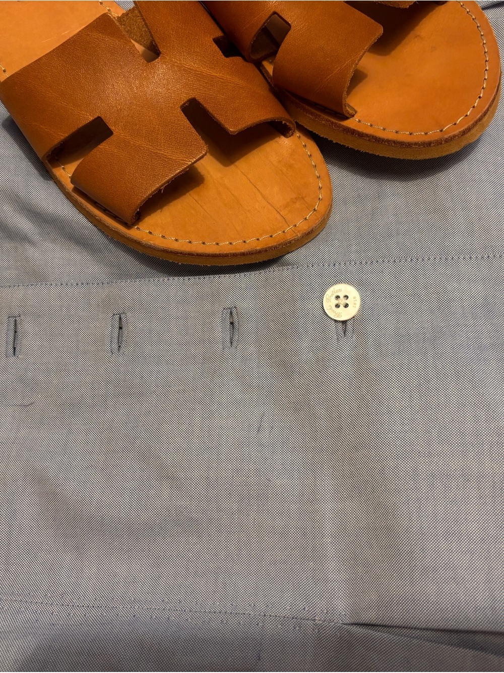 Brooks Brothers Light Blue A-Line Pleated Skirt - Picture 10 of 11